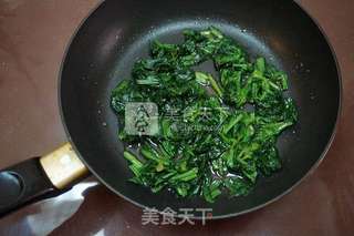 #ACA烘焙明星大赛#菠菜布丁的做法步骤:4