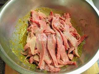 沙茶牛肉条的做法步骤:4