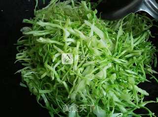 圆白菜豆腐皮的做法步骤:6