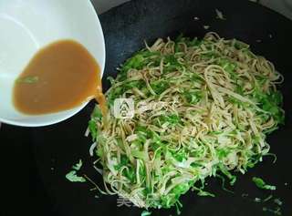 圆白菜豆腐皮的做法步骤:8