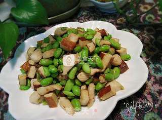 豆米香干杂炒的做法步骤:14