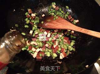 豆米香干杂炒的做法步骤:11