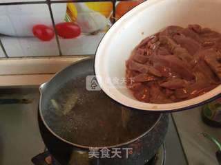 酱爆腰花的做法步骤:5
