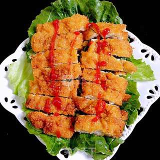 #ACA烘焙明星大赛#酥香鸡排的做法步骤:10