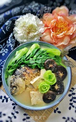 鲫鱼豆腐汤的做法步骤:13
