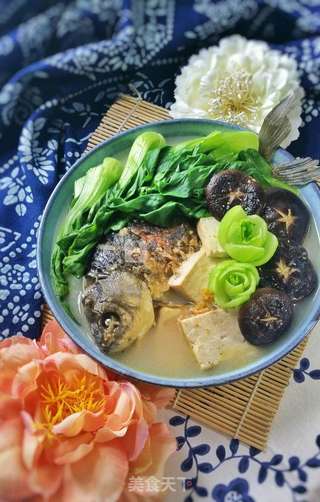鲫鱼豆腐汤的做法步骤:14