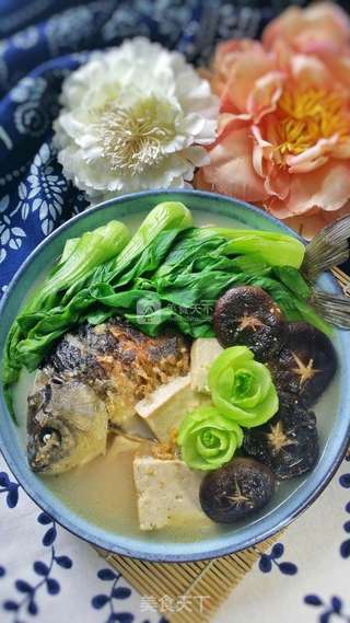 鲫鱼豆腐汤的做法步骤:15