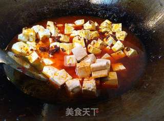 【麻婆豆腐】川菜经典的做法步骤：8