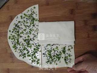 #ACA烘焙明星大赛#葱香芝麻酥饼的做法步骤:14