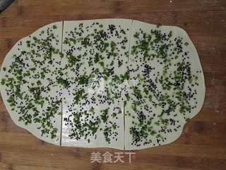 #ACA烘焙明星大赛#葱香芝麻酥饼的做法步骤:10
