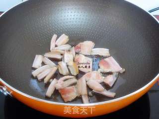 豆角炒肉的做法步骤:5