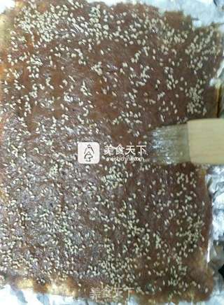 #ACA烘焙明星大赛# 蜜汁肉脯的做法步骤:9