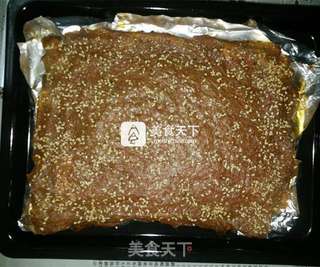 #ACA烘焙明星大赛# 蜜汁肉脯的做法步骤:12