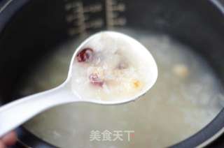 冰糖银耳莲子粥的做法步骤:6