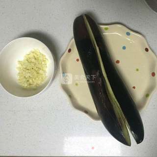 奇亚籽蒜香烤茄子的做法步骤:3