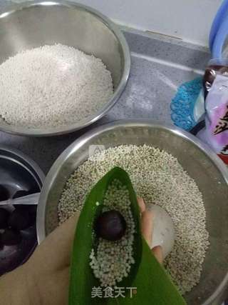 西米粽子的做法步骤:5