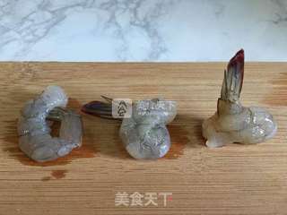 丝瓜酿虾的做法步骤:6