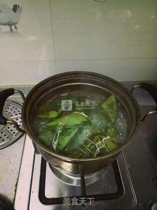 西米粽子的做法步骤:7
