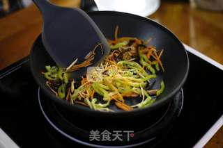 五彩韩式煎饼的做法步骤:4