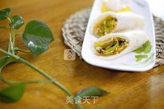 五彩韩式煎饼的做法步骤:5
