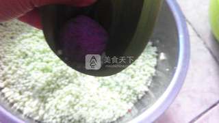 晶莹剔透——紫薯水晶粽的做法步骤:9