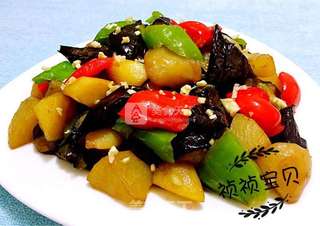 迷情地三鲜的做法步骤:14
