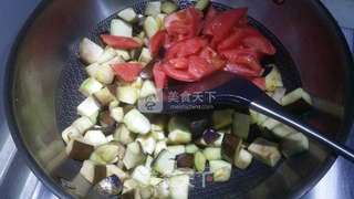 茄子青豆酱肉面的做法步骤:7