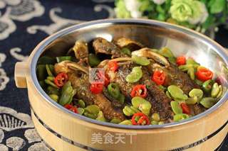黄骨鱼焖豆米的做法步骤:10