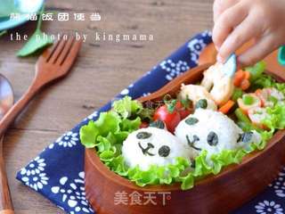 熊猫饭团便当的做法步骤:11