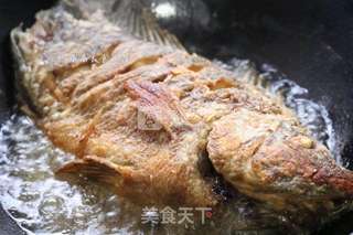 红烧罗非鱼的做法步骤:4