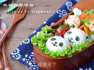 熊猫饭团便当的做法步骤:10