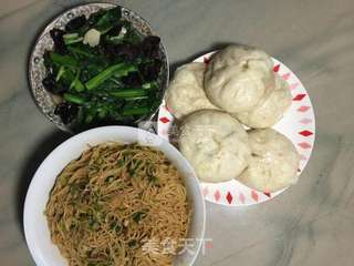 芹菜黑木耳冬菇肉包的做法步骤:9