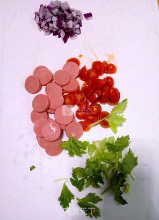 #ACA烘焙明星大赛#薄脆底香肠披萨(免发酵饼底)的做法步骤:3