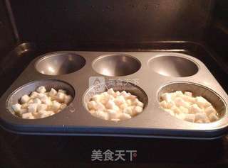 #ACA烘焙明星大赛#芝士流心馒头布丁的做法步骤:7