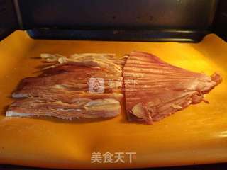 #ACA烘焙明星大赛#家常手撕鱿鱼(鱿鱼丝)的做法步骤:5
