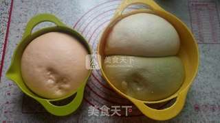 #ACA烘焙明星大赛#三色小吐司的做法步骤:7
