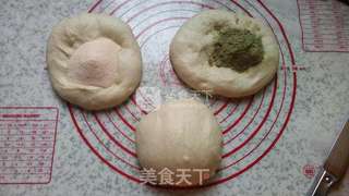 #ACA烘焙明星大赛#三色小吐司的做法步骤:5