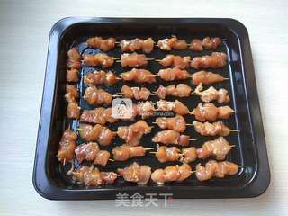 #ACA烘焙明星大赛#烤箱版牙签肉的做法步骤:4