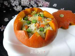 南瓜盅的做法步骤:10