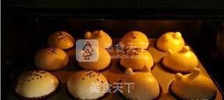 #ACA烘焙明星大赛#青蛙迷你杯子汉堡的做法步骤:7