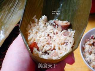 广式腊味粽子的做法步骤:8