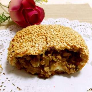 #ACA烘焙明星大赛#洋葱肉馅饼的做法步骤：14