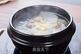 牛肉丸萝卜汤的做法步骤:6
