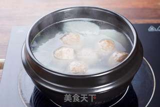 牛肉丸萝卜汤的做法步骤:5