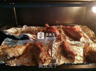 #ACA烘焙明星大赛#香烤鸡腿的做法步骤:6