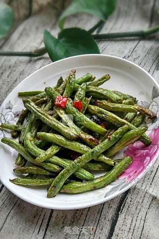 干煸豆角的做法步骤:12