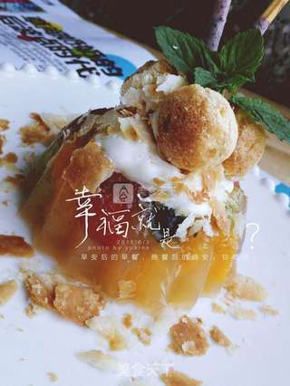 #ACA烘焙明星大赛#超级简单水果布丁的做法步骤:9