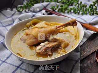 霸王花炖鸡汤的做法步骤:6