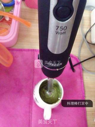 婴儿宝宝辅食——西兰花泥米糊的做法步骤:6
