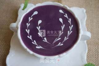 紫薯糯米糊的做法步骤:7